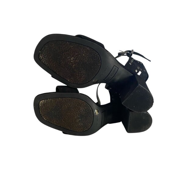 Max Studio Ankle Strap Open Toe Heel Size 7.5 - Picture 4 of 5